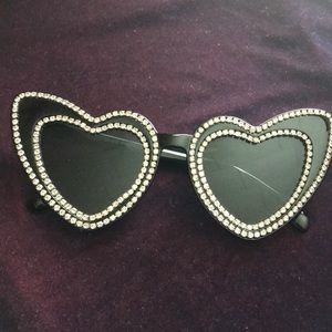 Heart Glitz Sunglasses